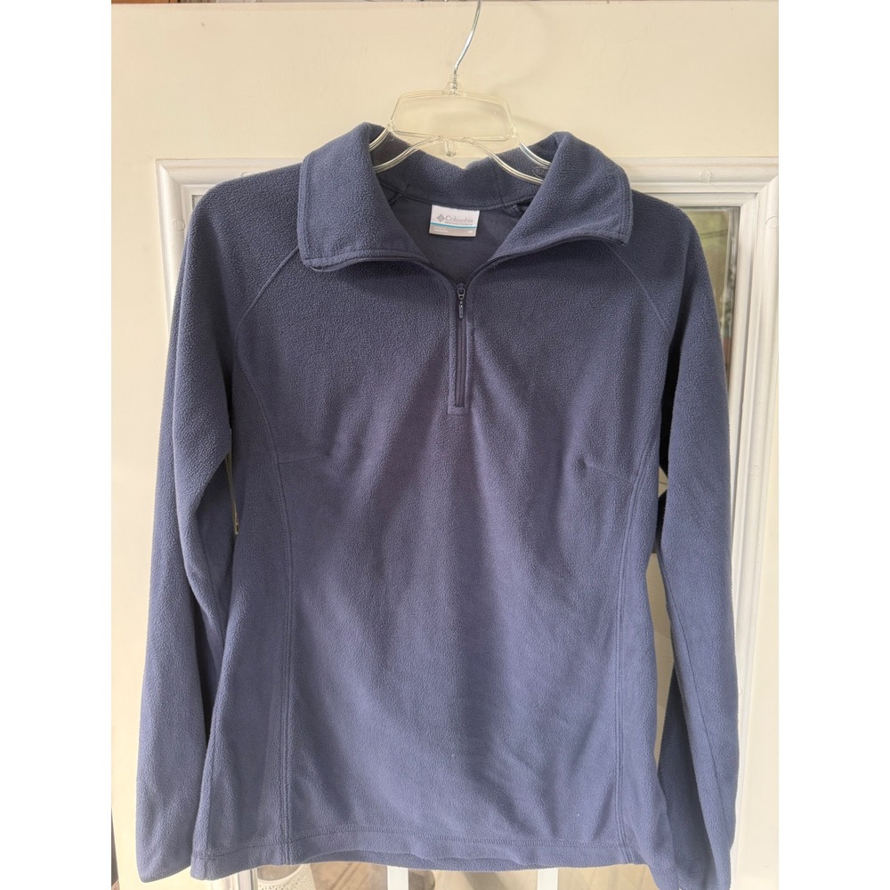 Columbia Women's Glacial IV Half Zip Fleece Blue medium Gorpcore lightwt warmth